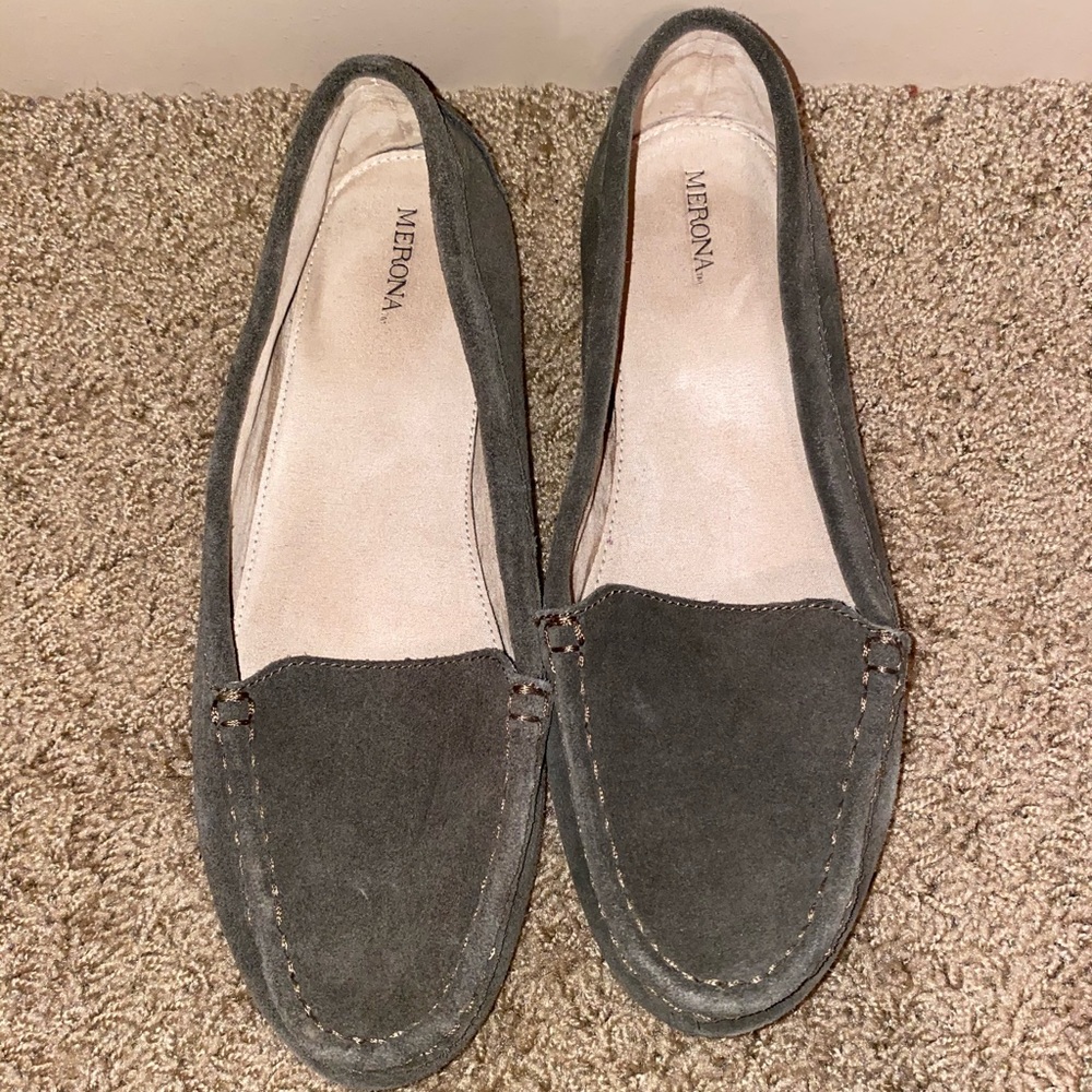 Dark Green/Olive Green Loafer Slip Ons